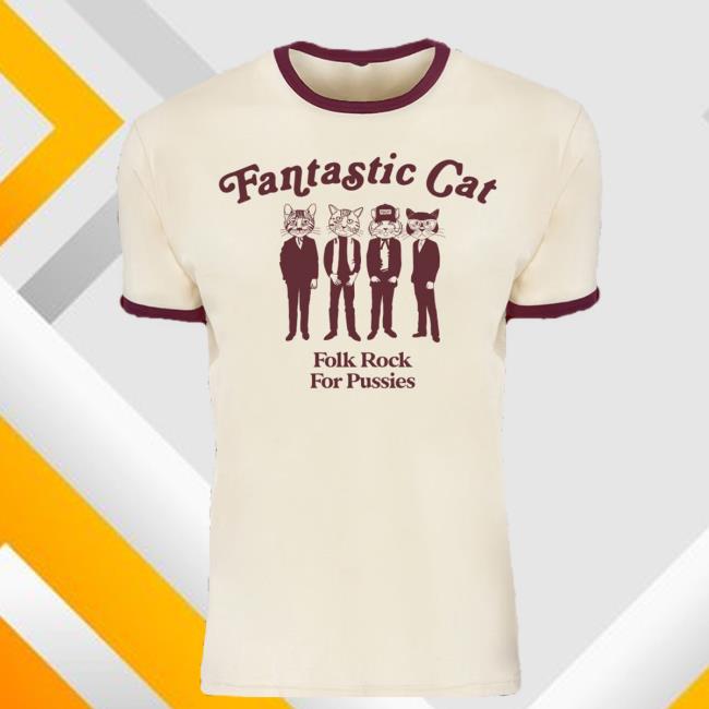 Fantastic Cat Merch Store Folk Rock For Pussies Ringer Tee 3 Fantastic Cat Merch Store Folk Rock For Pussies Ringer Tee
