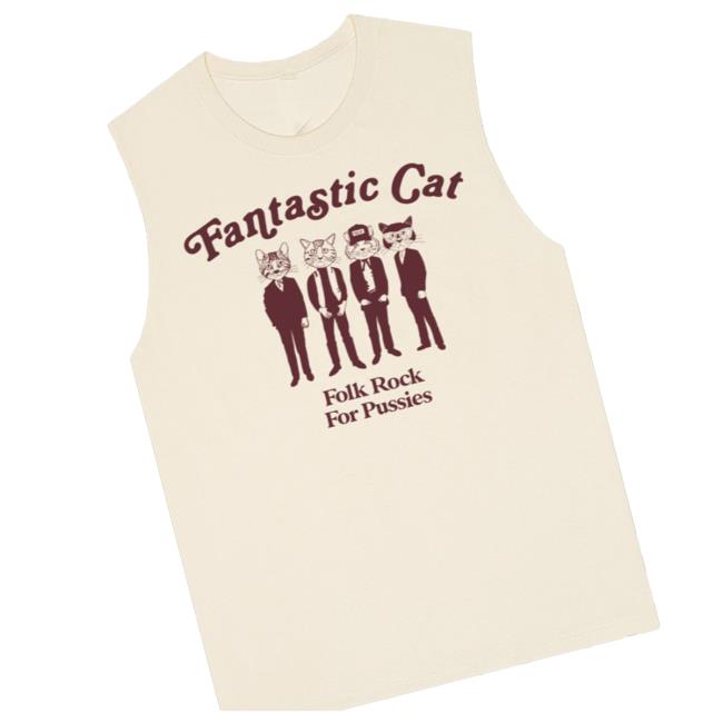 Fantastic Cat Merch Store Folk Rock For Pussies Tank Top 3 Fantastic Cat Merch Store Folk Rock For Pussies Tank Top