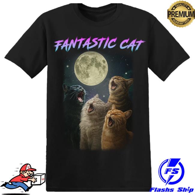 Fantastic Cat Merch Store Howling Moon Bootleg Shirt 3 Fantastic Cat Merch Store Howling Moon Bootleg Shirt