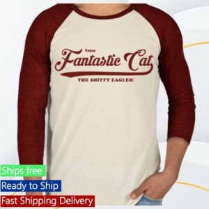 Fantastic Cat Merch Store Shitty Eagles Raglan