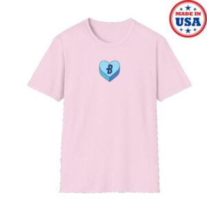 Bluecoats Merch Store Shop Candy Heart Printed T-Shirt