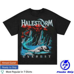Halestorm Store Merch Distressed Everest T-Shirt Black