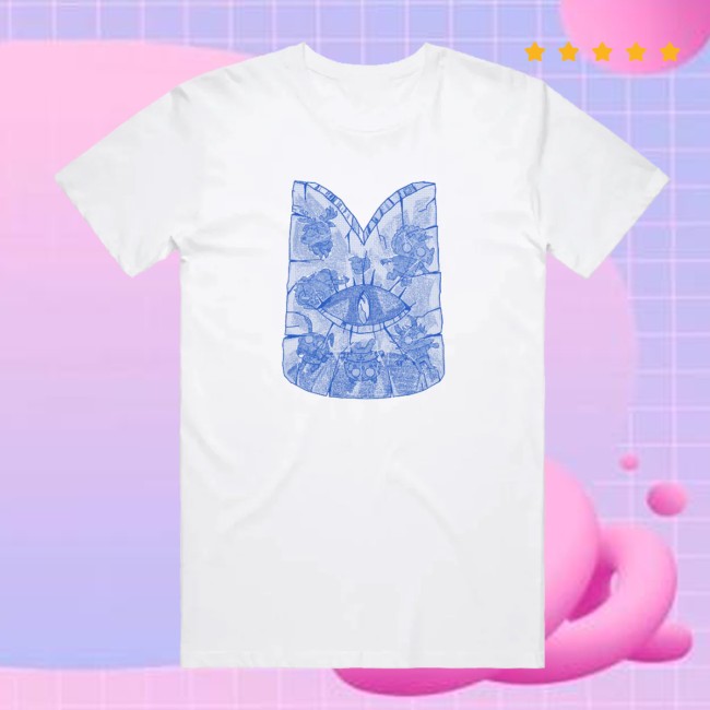 Devolver Digital Store Merch Cult Of The Lamb Ice Crown T-Shirt White 2 Devolver Digital Store Merch Cult Of The Lamb Ice Crown T-Shirt White
