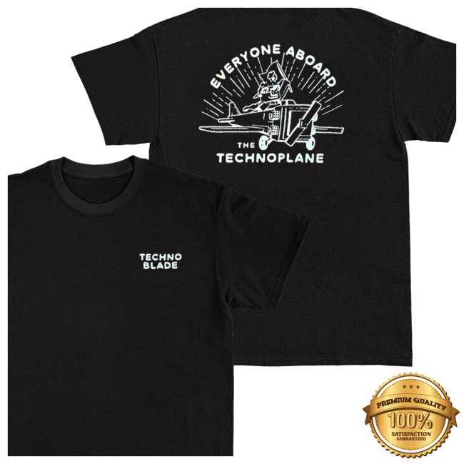 Technoblade Store Merch Everyone Aboard Tee Black 5 Technoblade Store Merch Everyone Aboard Tee (Black)