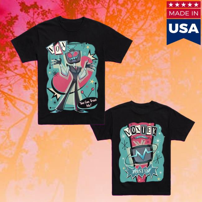 Hazbin Hotel Merch Store Shop Retro Voxtek Tee 4 Hazbin Hotel Merch Store Shop Retro Voxtek Tee