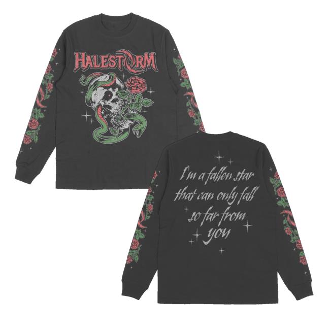 Halestorm Store Merch Shop Fallen Star Long Sleeve 4 Halestorm Store Merch Shop Fallen Star Long Sleeve