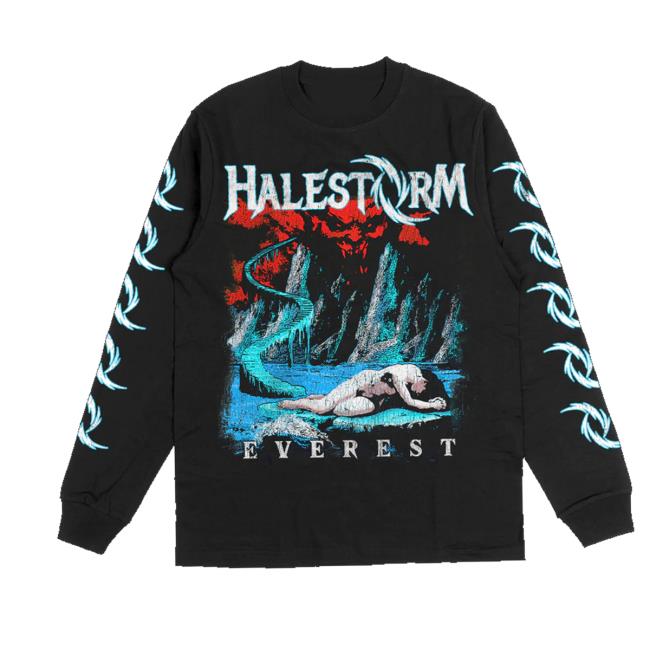 Halestorm Store Merch Shop Distressed Everest Long Sleeve 2 Halestorm Store Merch Shop Distressed Everest Long Sleeve