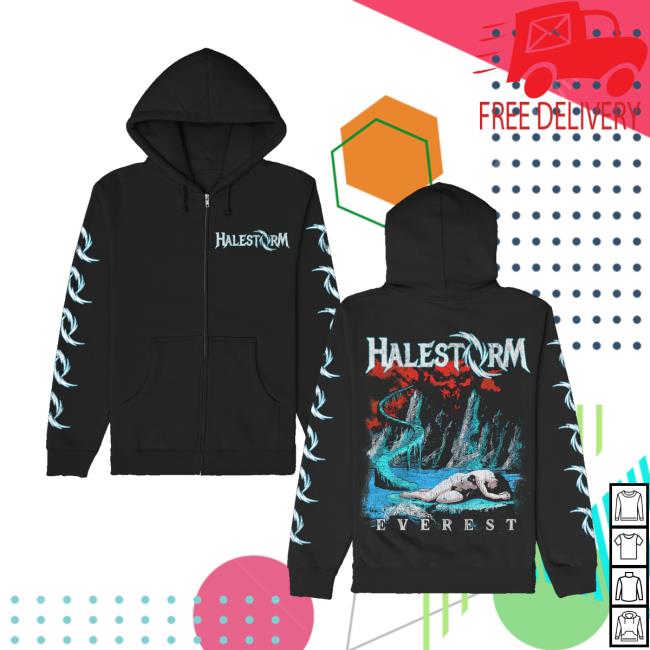 Halestorm Store Merch Shop Everest Zip Up Hoodie 2 Halestorm Store Merch Shop Everest Zip Up Hoodie