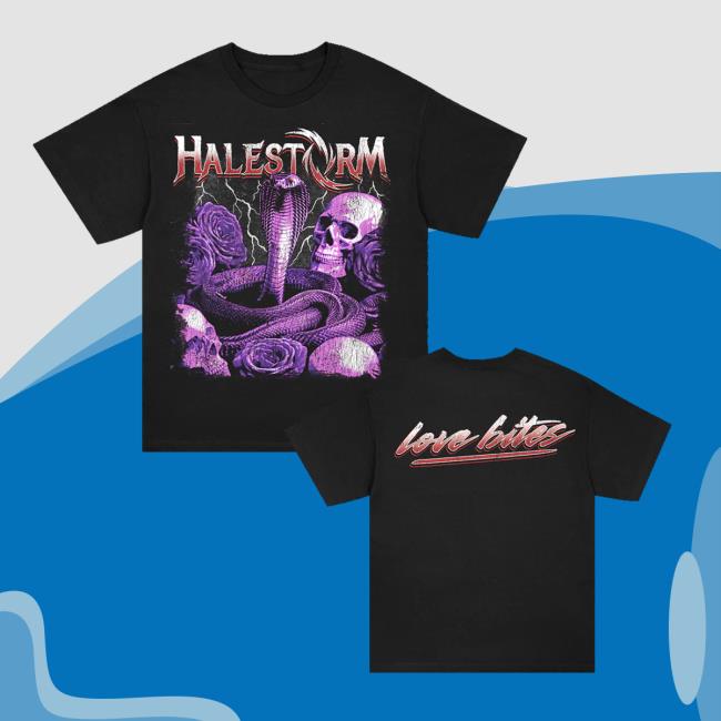 Halestorm Store Merch Shop Love Bites T-Shirt 2 Halestorm Store Merch Shop Love Bites T-Shirt