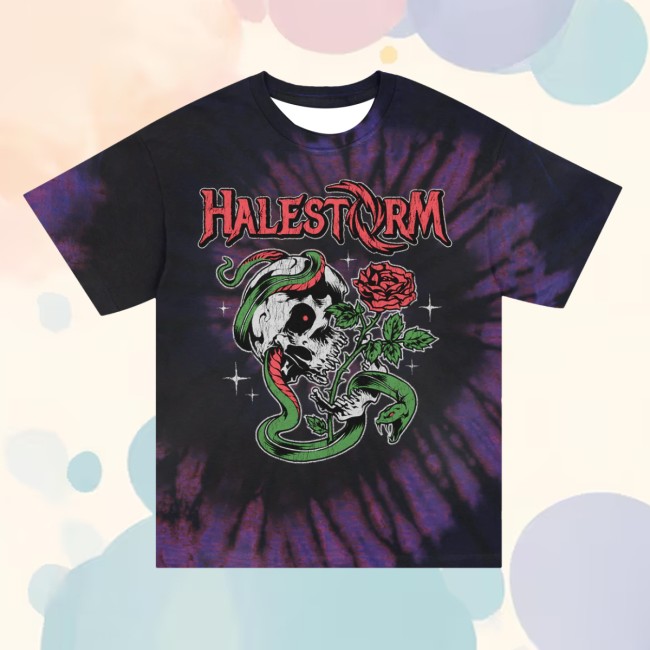 Halestorm Store Merch Fallen Star T-Shirt 4 Halestorm Store Merch Fallen Star T-Shirt