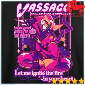 Sharkrobot Store Merch From Helluva Boss With Love Crewneck Sweatshirt