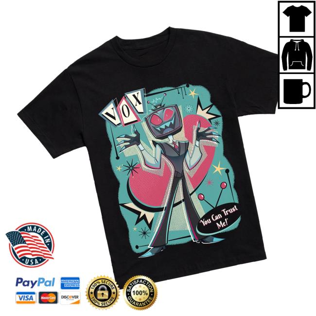 Hazbin Hotel Merch Store Retro Voxtek Tee 4 Hazbin Hotel Merch Store Retro Voxtek Tee