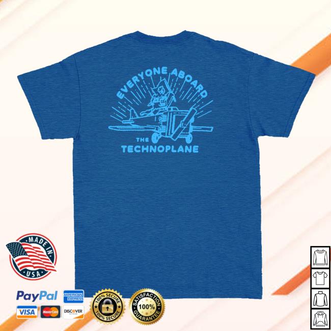 Technoblade Merch Store Everyone Aboard Tee Cool Blue 4 Technoblade Merch Store Everyone Aboard Tee Cool Blue