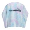 Technoblade Merch Store Technoplane Tie Dye Crewneck Pink Blue