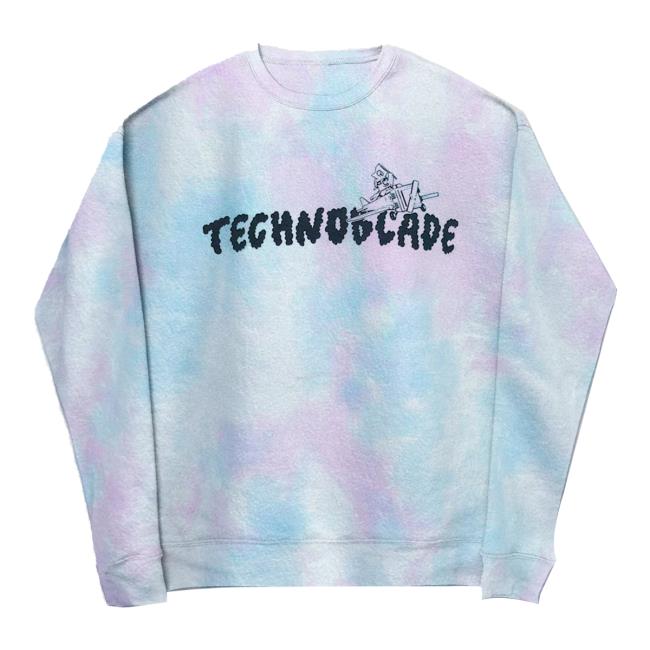 Technoblade Merch Store Technoplane Tie Dye Crewneck Pink Blue 2 Technoblade Merch Store Technoplane Tie Dye Crewneck Pink Blue