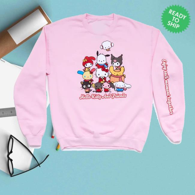 Sanrio Merch Store Shop Hello Kitty And Friends Adult Cozy Group Crewneck 2 Sanrio Merch Store Shop Hello Kitty And Friends Adult Cozy Group Crewneck