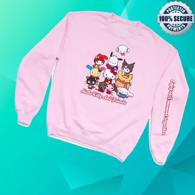 Sanrio Merch Store Shop Hello Kitty And Friends Adult Cozy Group Crewneck 3 Sanrio Merch Store Shop Hello Kitty And Friends Adult Cozy Group Crewneck