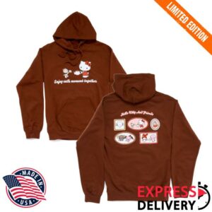 Sanrio Merch Store Shop Hello Kitty And Friends Adult Enjoy Each Moment Hoodie