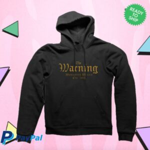 The Warning Merch Store Shop Gold Logo Hoodie