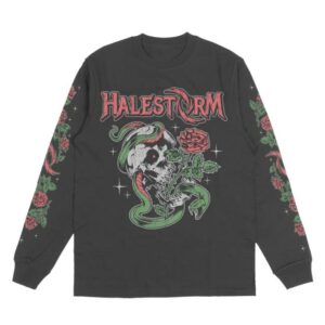 Halestorm Rocks Merch Store Fallen Star Long Sleeve Pepper