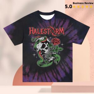 Halestorm Rocks Merch Store Fallen Star T-Shirt Nebula Dye