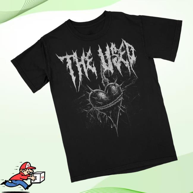 The Used Merch Store Spiked Heart Tee 4 The Used Merch Store Spiked Heart Tee