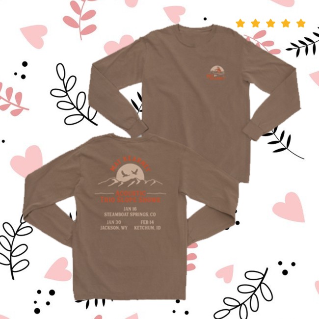 Mat Kearney Store Merch Ls Espresso Ski Tee 3 Mat Kearney Store Merch Ls Espresso Ski Tee