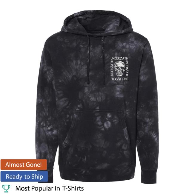 Underoath Merch Store Underoath Skull Tie-Dye Hoodie 3 Underoath Merch Store Underoath Skull Tie-Dye Hoodie