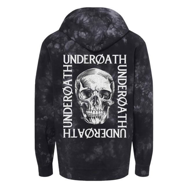Underoath Merch Store Underoath Skull Tie-Dye Hoodie 4 Underoath Merch Store Underoath Skull Tie-Dye Hoodie