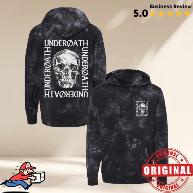 Underoath Merch Store Underoath Skull Tie-Dye Hoodie 5 Underoath Merch Store Underoath Skull Tie-Dye Hoodie