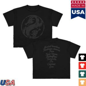 Nl3000 Merch Store Shop Mk Dragon Tracklist Tee Black