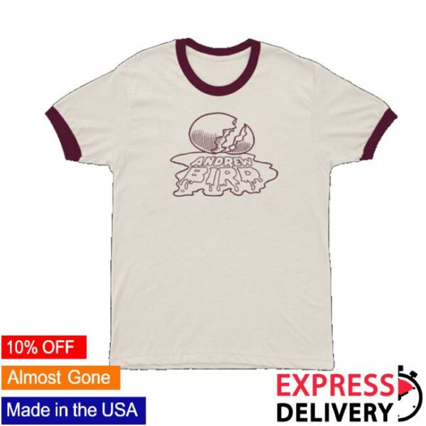 Andrew Bird Merch Store Shop Cracked Egg Ringer T-Shirt - Newest ...