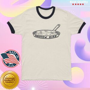 Andrew Bird Merch Store Shop Frying Pan Ringer T-Shirt