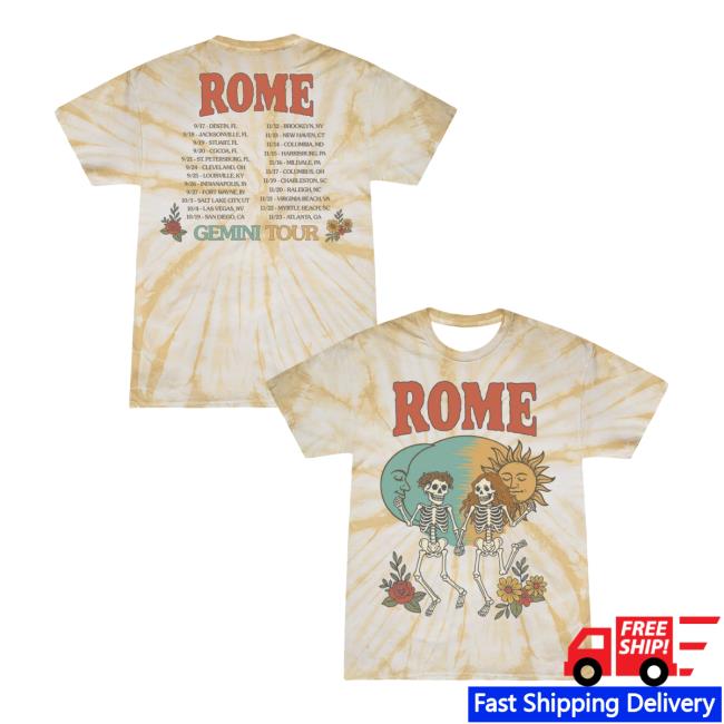 The Merch Collective Store Gemini Tour Tie Dye Tee 2 The Merch Collective Store Gemini Tour Tie Dye Tee