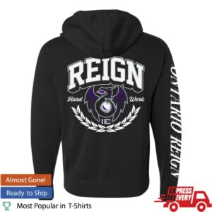 Ontario Reign Shop Store Merch Heritage 26 Zip Hood