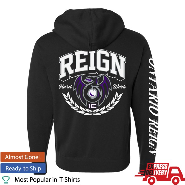 Ontario Reign Shop Store Merch Heritage 26 Zip Hood