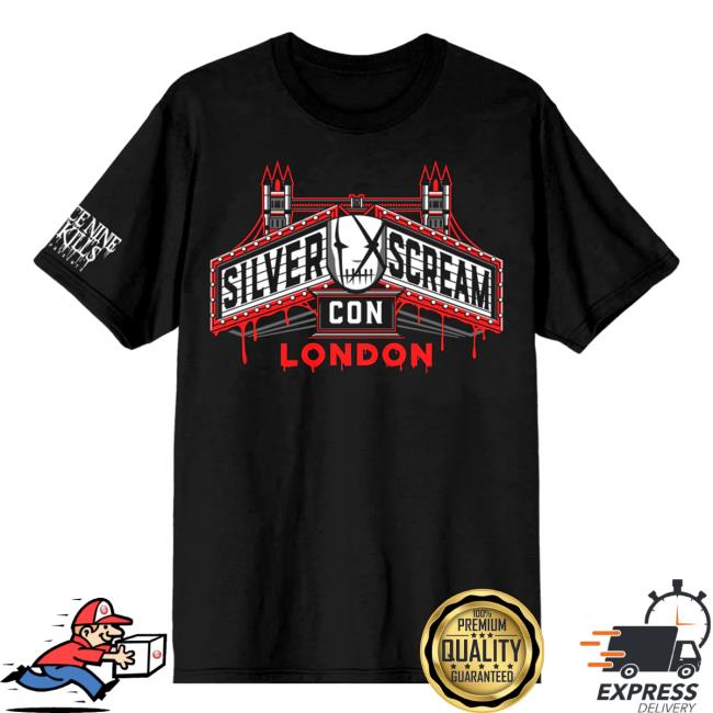 Ice Nine Kills Merch Store Silver Scream Con London Event Tee 3 Ice Nine Kills Merch Store Silver Scream Con London Event Tee