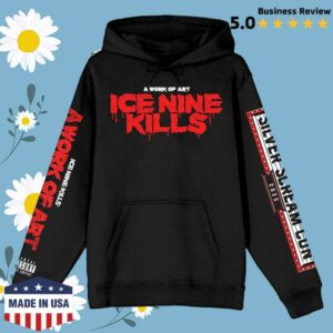 Ice Nine Kills Merch Store Silver Scream Con Terrifier Hoodie