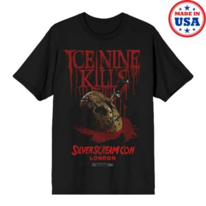 Ice Nine Kills Merch Store Silver Scream Con London Tee