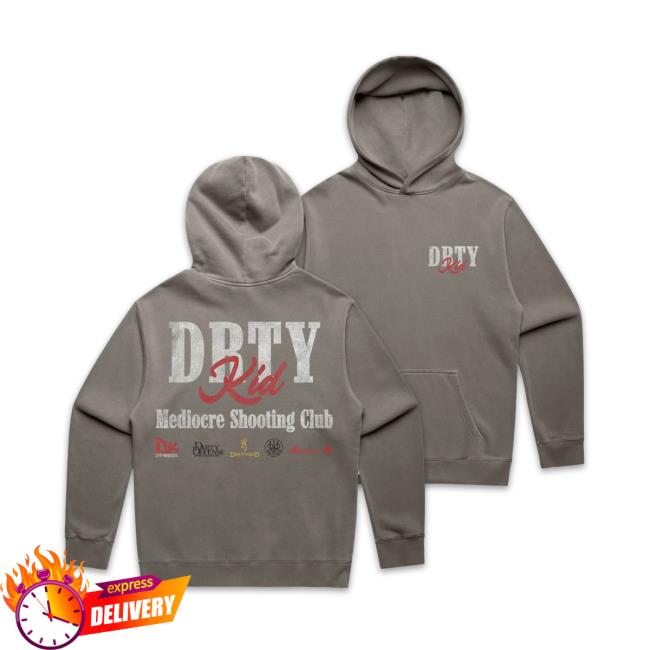 Dirty Kid Merch Store Mediocre Shooting Club Hoodie Grey 2 Dirty Kid Merch Store Mediocre Shooting Club Hoodie Grey