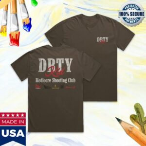 Dirty Kid Merch Store Mediocre Shooting Club Tee Brown