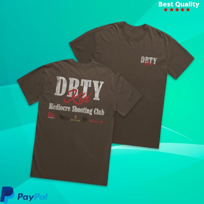 Dirty Kid Merch Store Mediocre Shooting Club Tee Brown 3 Dirty Kid Merch Store Mediocre Shooting Club Tee Brown
