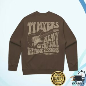 Ty Myers Merch Store Heavy On The Soul Brown Crewneck