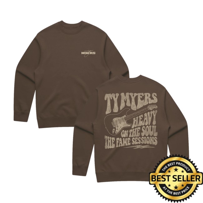 Ty Myers Merch Store Heavy On The Soul Brown Crewneck 5 Ty Myers Merch Store Heavy On The Soul Brown Crewneck