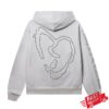Revenge Merch Store X Heartbreak Outline Hoodie Black White 1 Revenge Merch Store X Heartbreak Outline Hoodie Black White