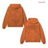 Revenge Merch Store X Heartbreak Outline Hoodie Orange Black 2 Revenge Merch Store X Heartbreak Outline Hoodie Orange Black