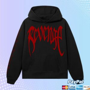 Revenge Merch Store X Kill Hoodie Black Red