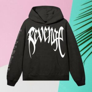 Revenge Merch Store X Kill Hoodie Vintage Black White