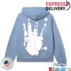 Revenge Merch Store X Lightning Kill Hoodie Baby Blue White