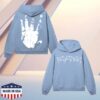 Revenge Merch Store X Lightning Kill Hoodie Baby Blue White